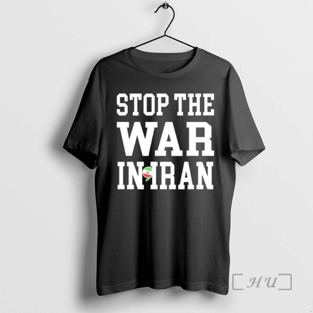 Officials Stop The War In Iran Flag