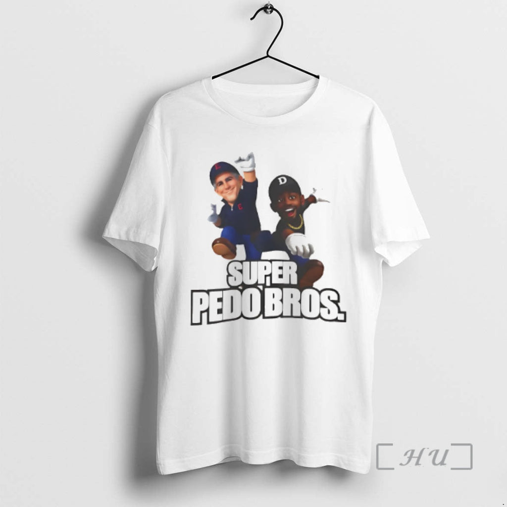 Officials Super Pedo Bros Epstein Diddy Retro Satire 8 Bit Parody Premium T Shirts Sweater