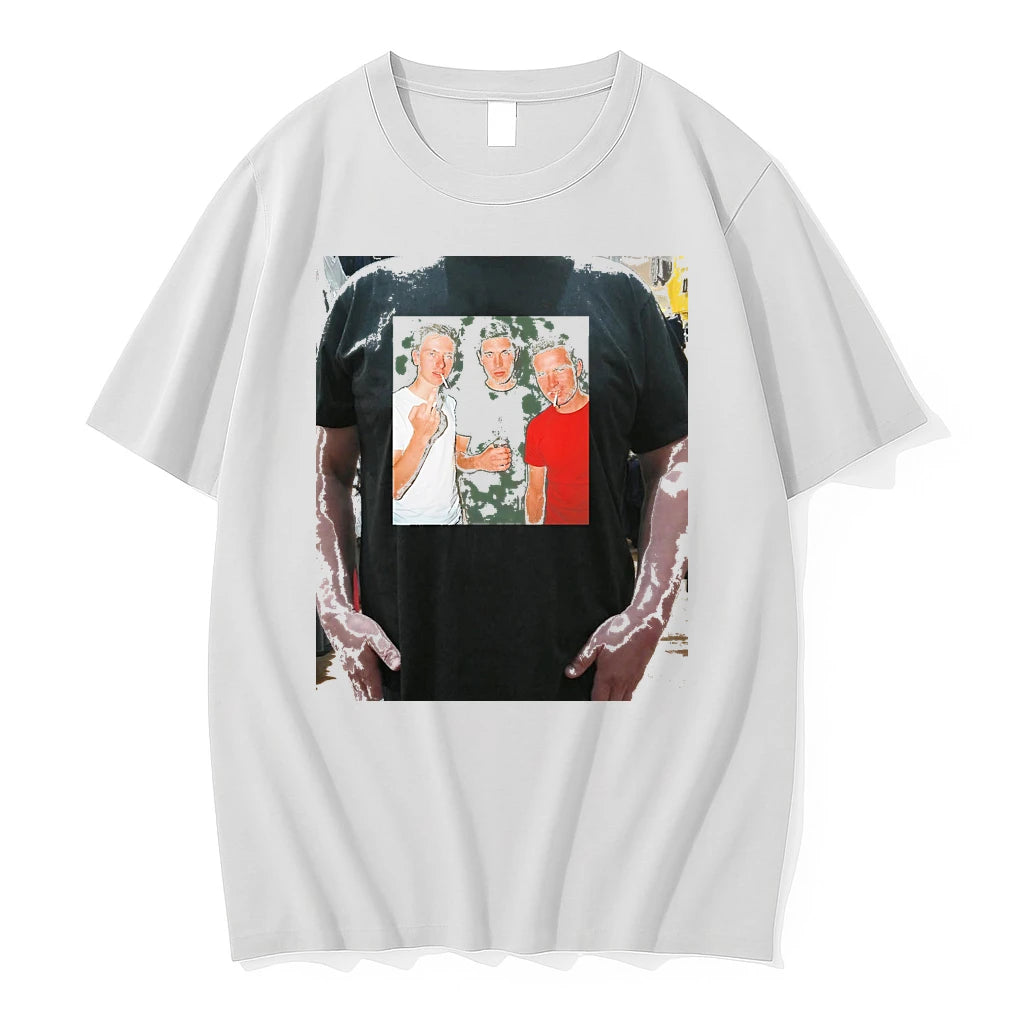 Officials Tadej Pogacar Eddy Merckx Bernard Hinault Smoking Middle Finger Premium T Shirt