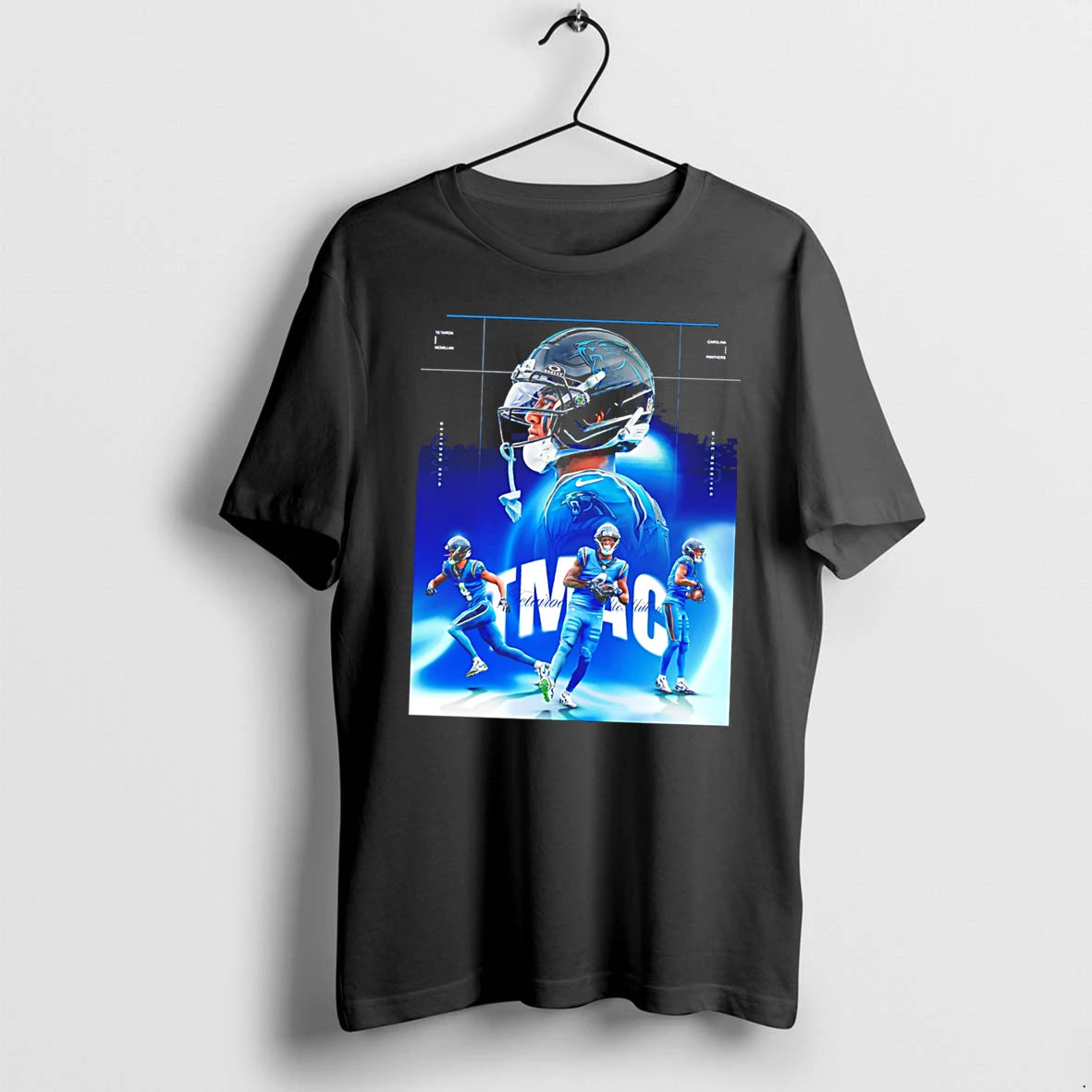 Officials Tetairoa Carolina Panthers No 4 Wide Receiver Tmac Tee Premium T Shirt