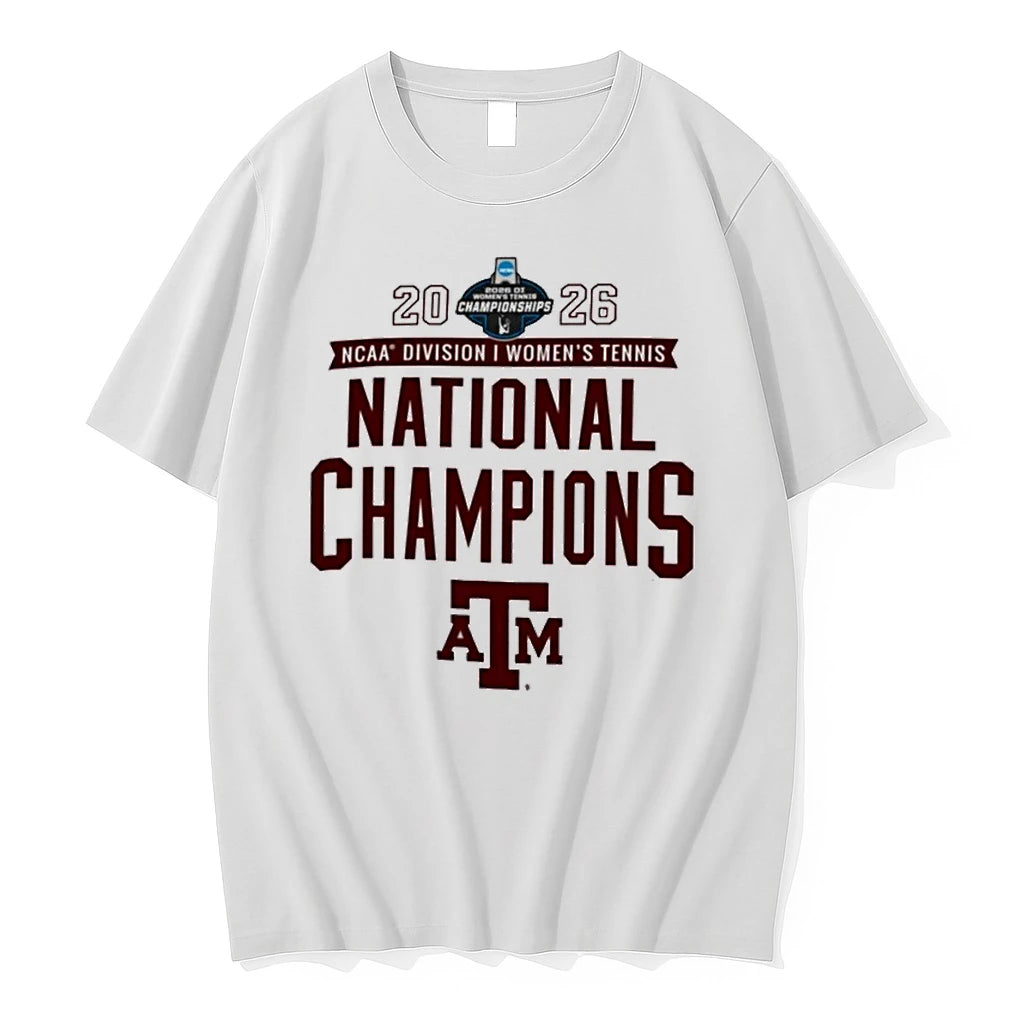 Officials Texas Am Aggies 2026 Ncaa Division I Womens Tennis National Champions T Shirt Sweater