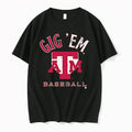 Officials Texas Am Aggies Baseball Gig Em Retro T Shirt Sweater