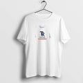 Officials Texas Rangers Logo Skull Bat Crossed Baseball White Mens Premium T Shirt