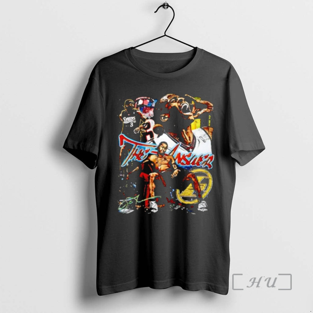 Officials The Answer Allen Iverson Philadelphia 76ers Basketball Graphic
