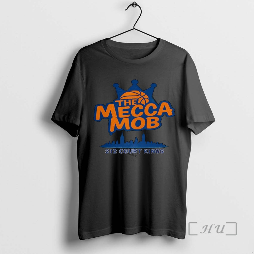 Officials The Mecca Mob New York City 212 Court Kings Skyline Logo T Shirt Sweater