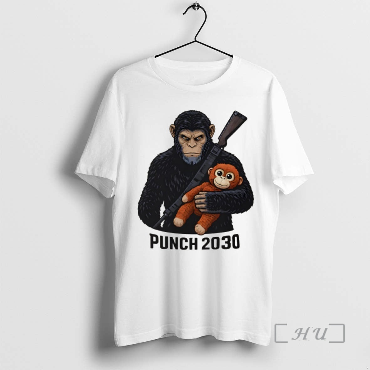 Officials The Rise Of Punch 2030 Planet Of The Apes Style Punch Premium T Shirts