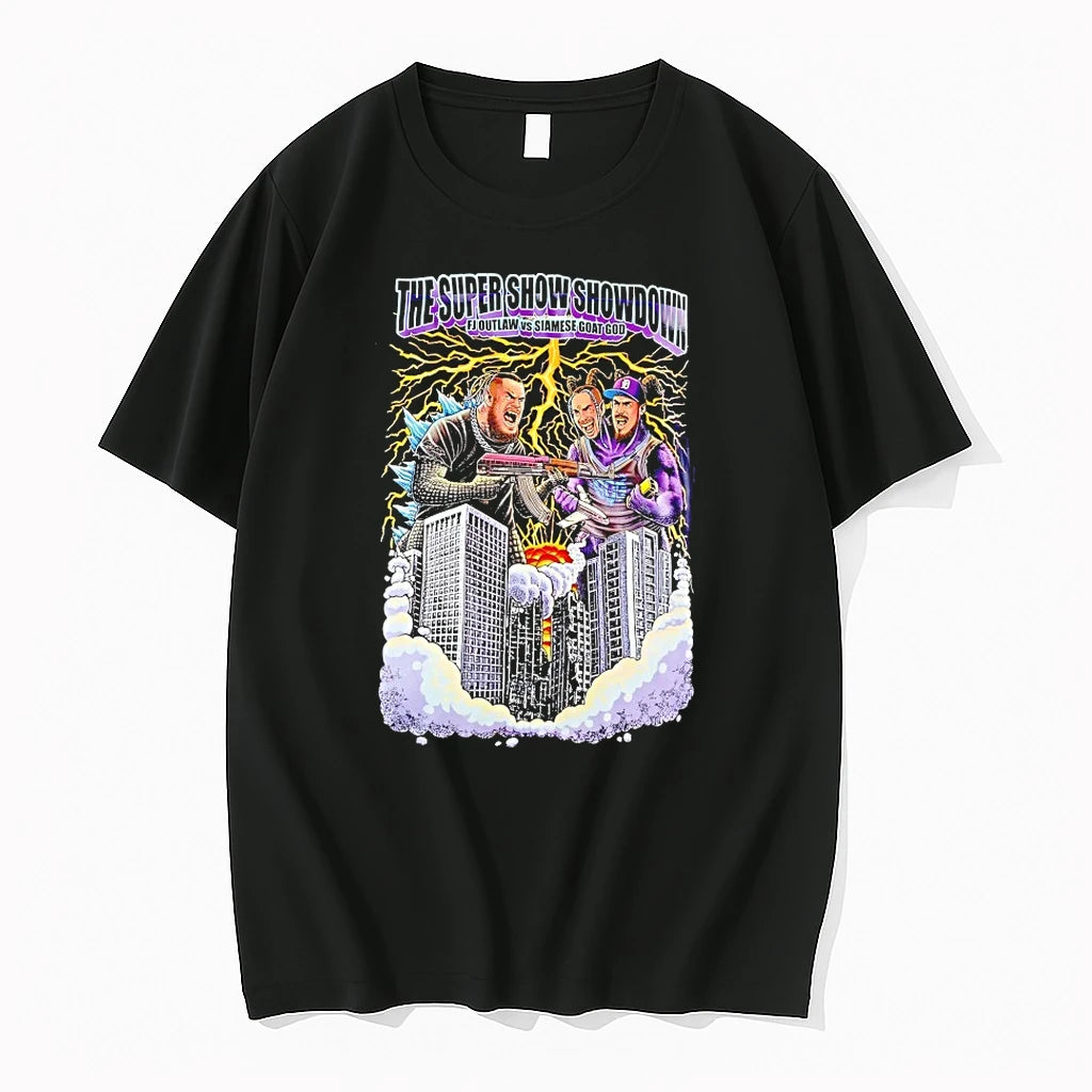 Officials The Super Show Showdown Fj Outlaw And Siamese Goat God T Shirt Sweater