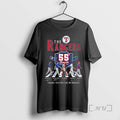 Officials The Texas Rangers Abbey Road Thank You For The Memories Signatures Premium T Shirts