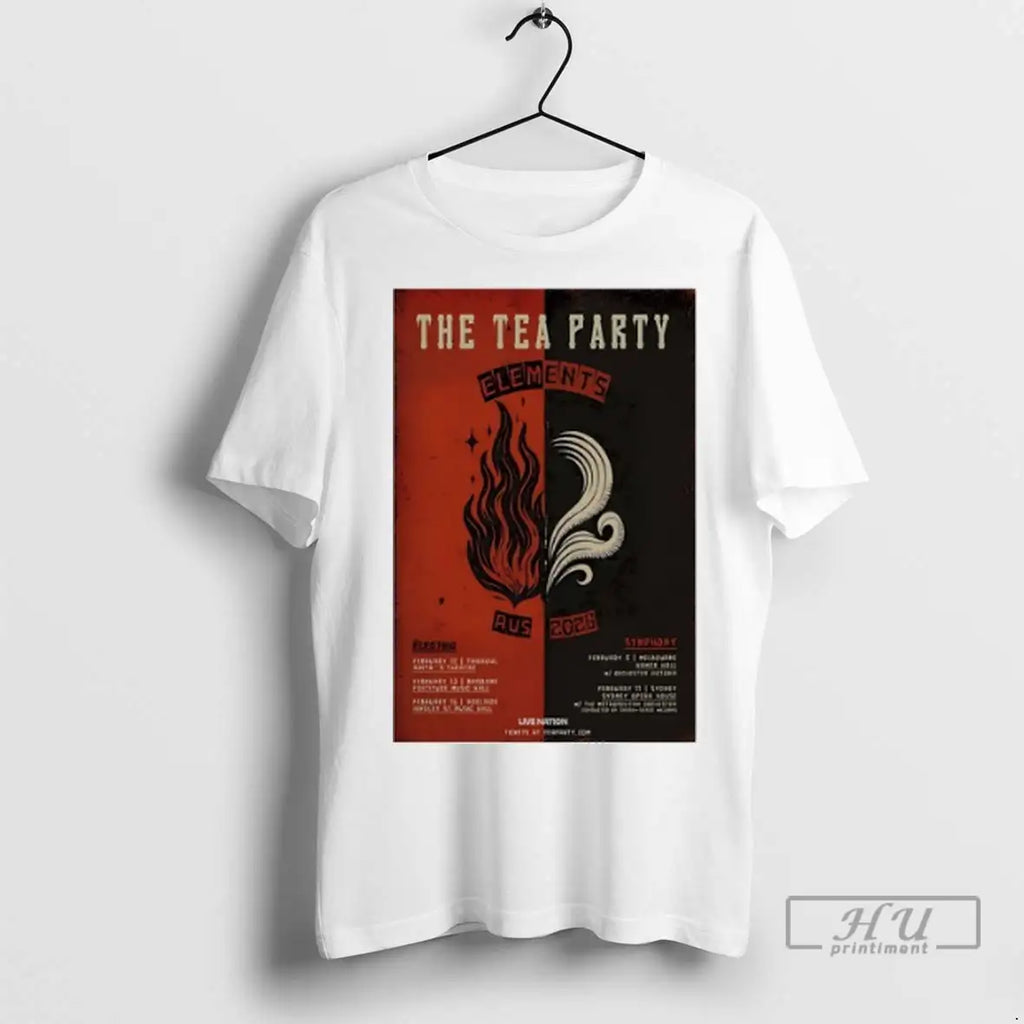 Officials The Tea Party Elements Aus 2025 Vintage T Shirts