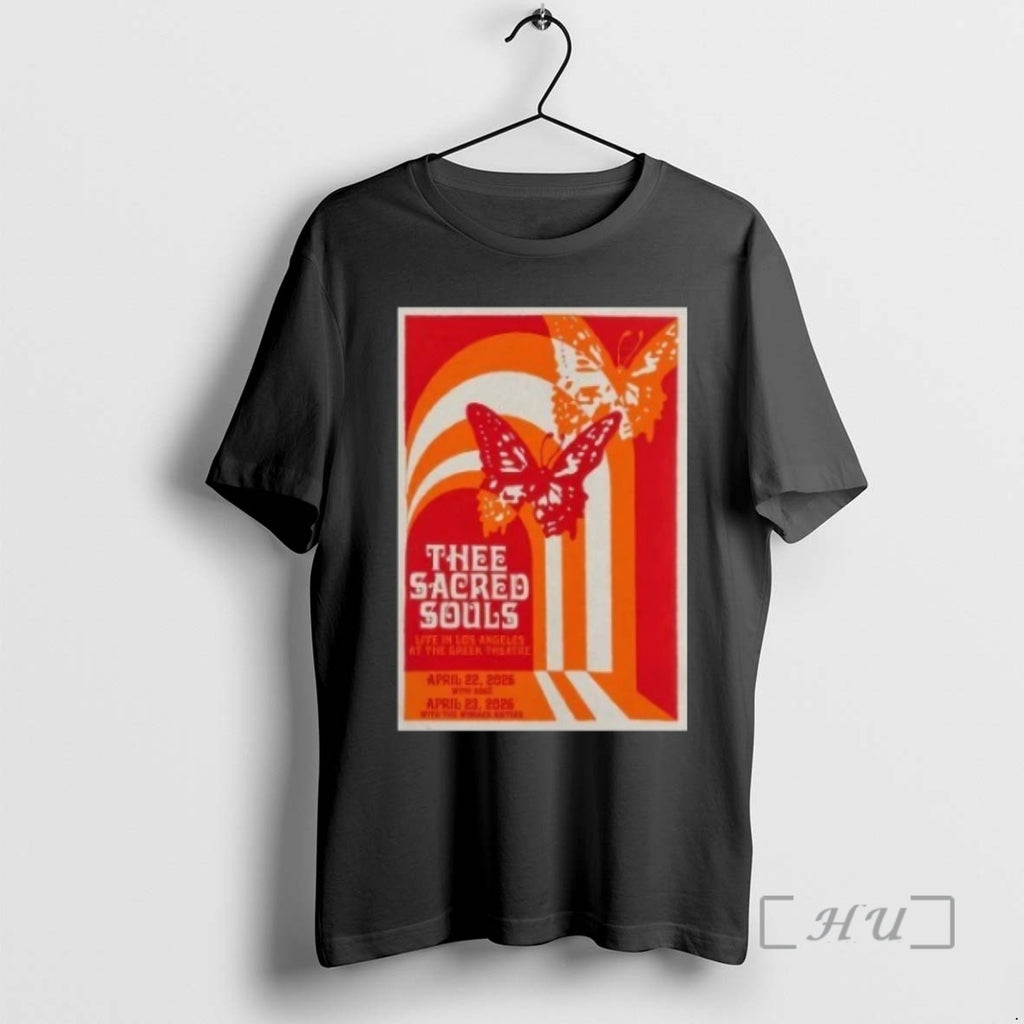 Officials Thee Sacred Souls Tour Apr 22 23 2026 Los Angeles Ca Premium T Shirts