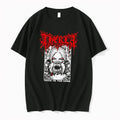 Officials Therkla Toxic To The Core Woman Demon Mouth Black T Shirt Sweater
