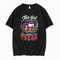 Officials This Girl Loves Her Texas Heart Tee T Shirt Sweater