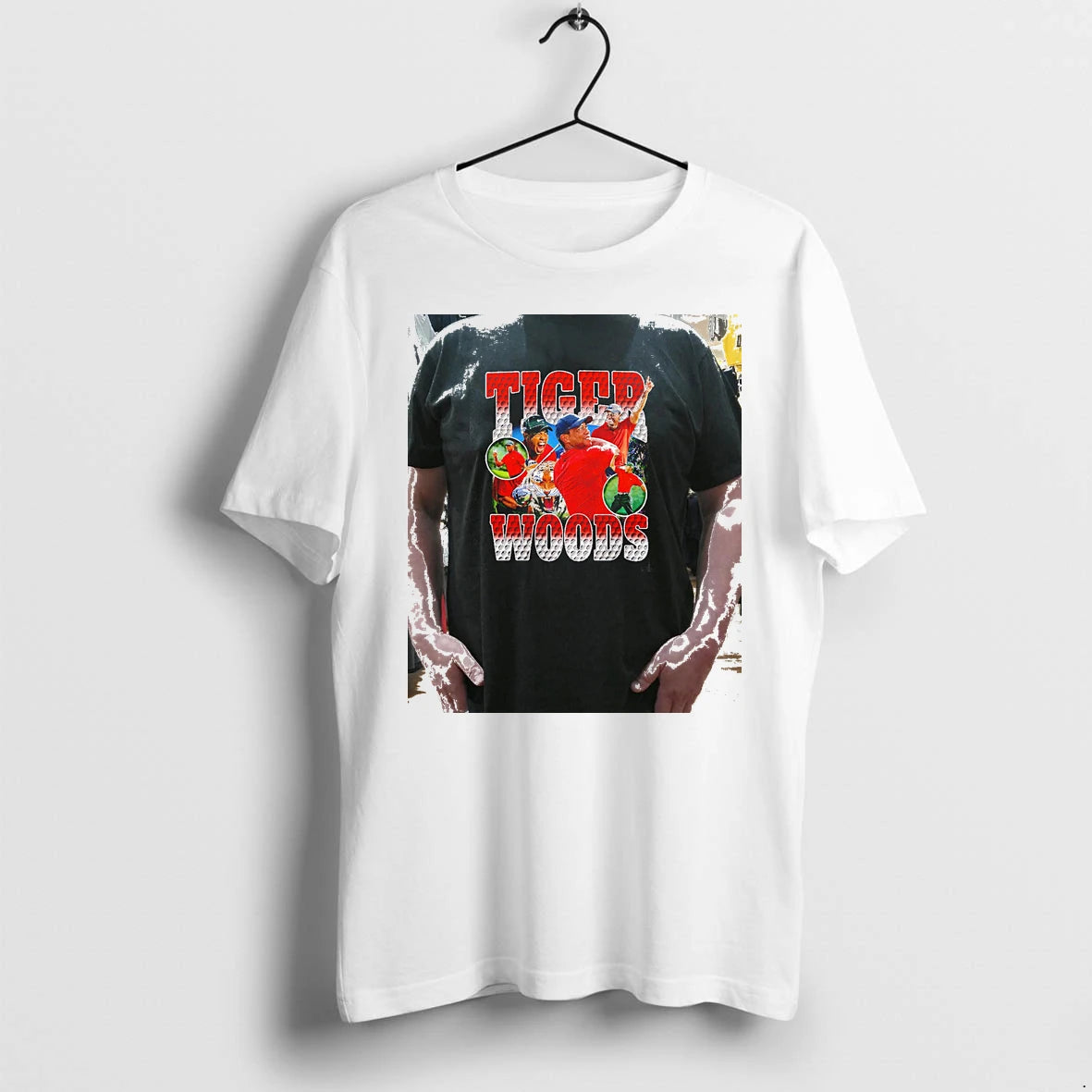 Officials Tiger Woods Collage Golf Legend Pga Premium T Shirt