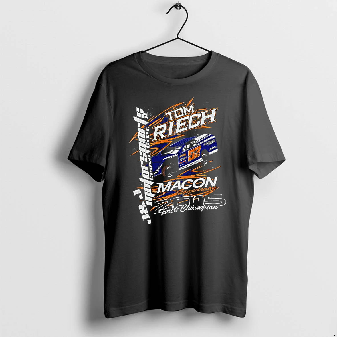 Officials Tom Riech Macon Speedway 2015 Track Champion Premium T Shirt
