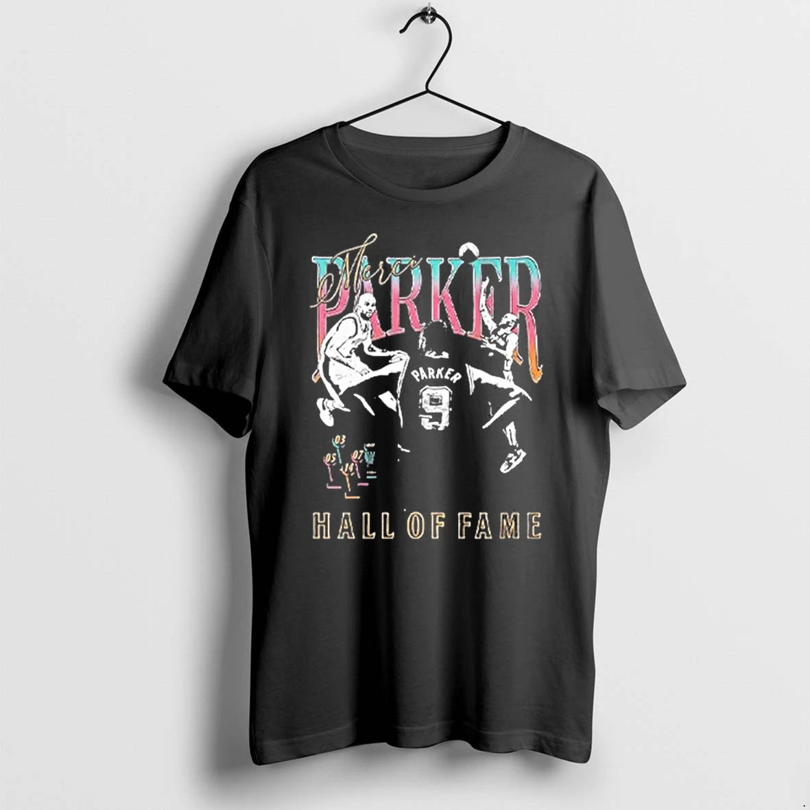 Officials Tony Parker Hall Of Fame Front T Shirt Sweater