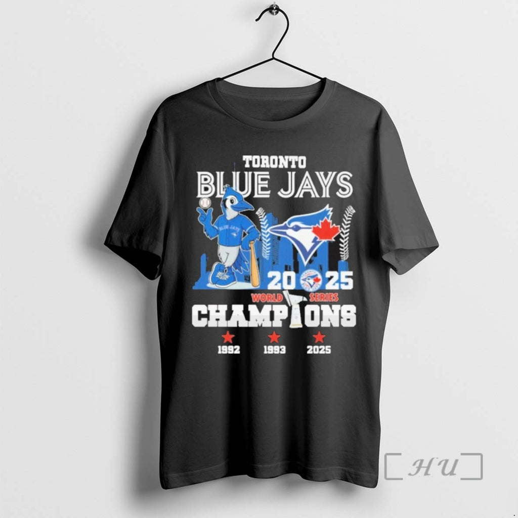 Officials Toronto Blue Jays Mascot 2025 World Series Champions Tee Shirt Sweater