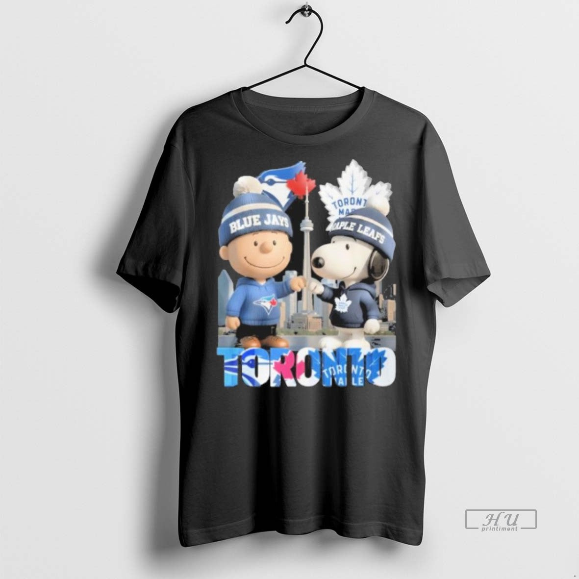 Officials Toronto Blue Jays Vs Maple Leafs The Peanuts Fist Bump Tee Shirt Sweater