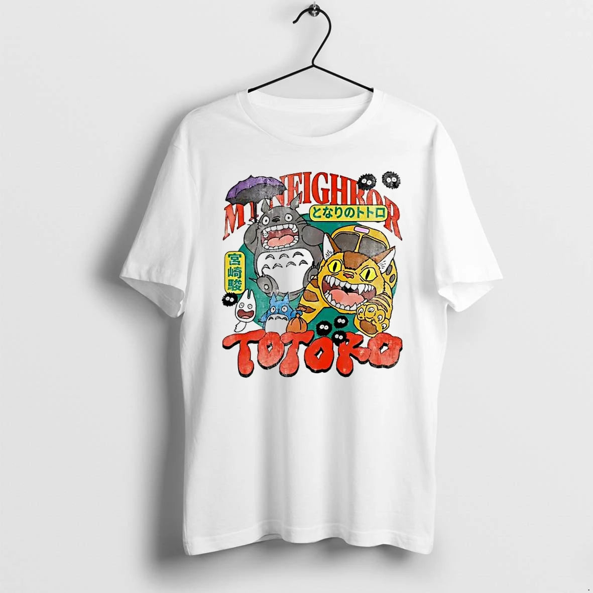 Officials Totoro Catbus My Neighbor Totoro Miyazaki Hayao Studio Ghibli Premium T Shirt