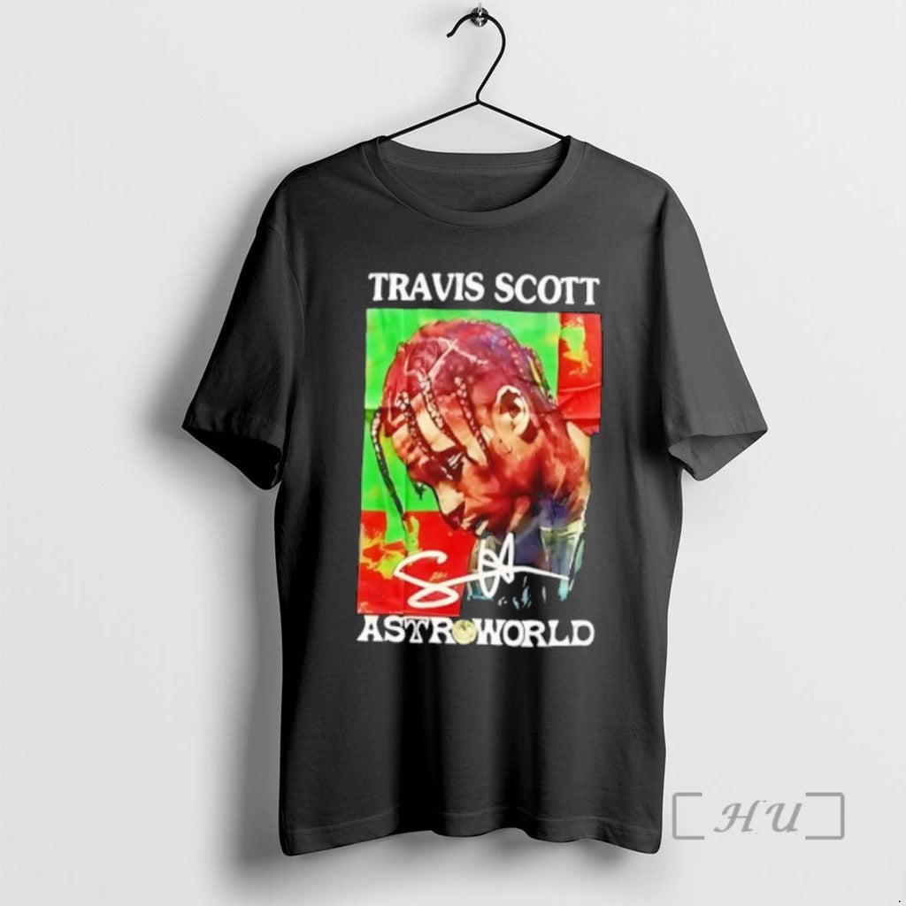 Officials Travis Scott Astroworld Portrait Signature Graphic Design