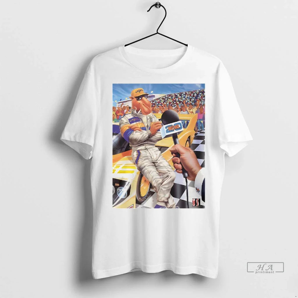 Officials Trendy Camel Racing Driver Cartoon Retro Shirt Sweater