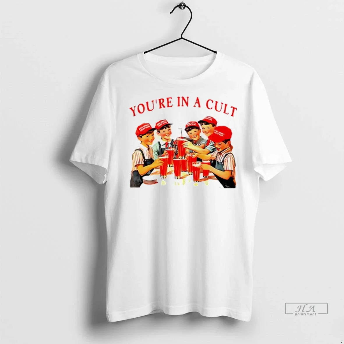 Officials Trendy Children Drink Fruit Juice Youre In A Cult Vintage Shirt Sweater