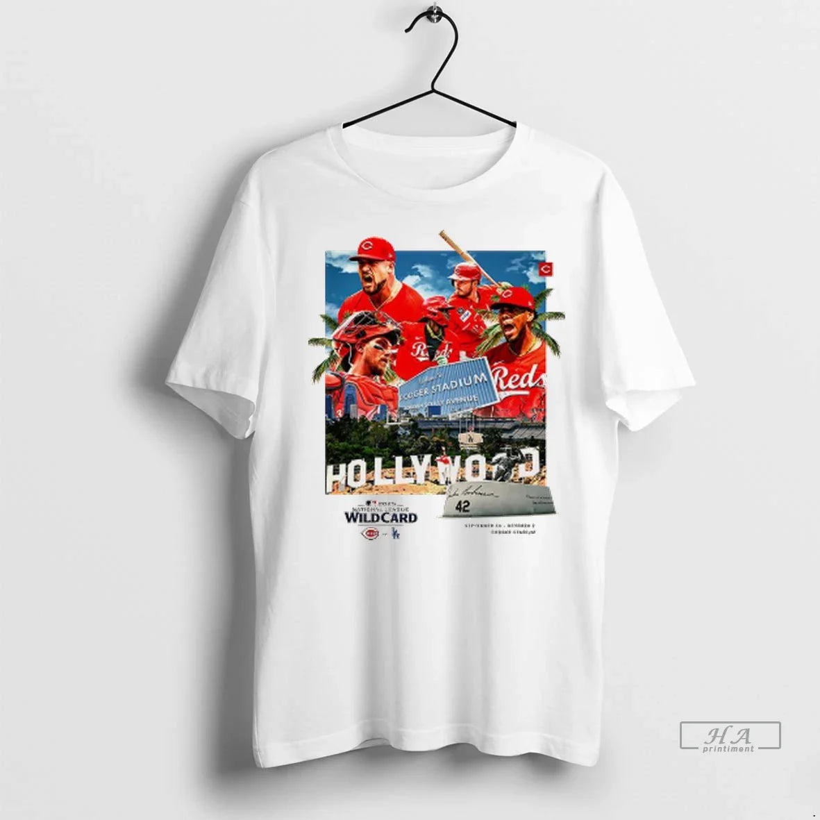 Officials Trendy Cincinnati Reds Va Los Angeles Dodgers Wild Card National League 2025 Shirt Sweater