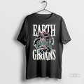 Officials Trendy Deadbolt Earth Groans Graphic Shirt Sweater