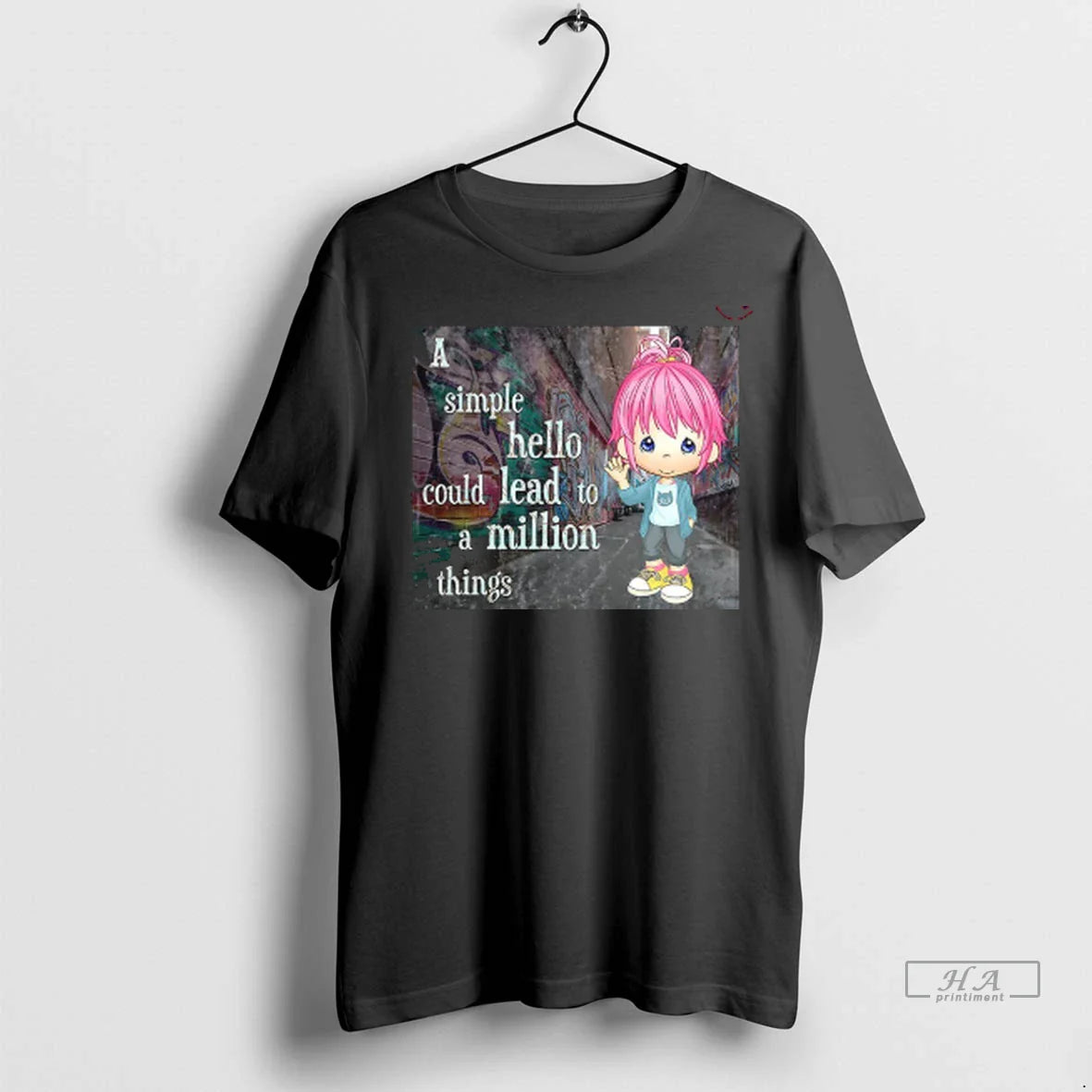 Officials Trendy Graffiti A Simple Hello Could Lead To A Million Things Shirt Sweater