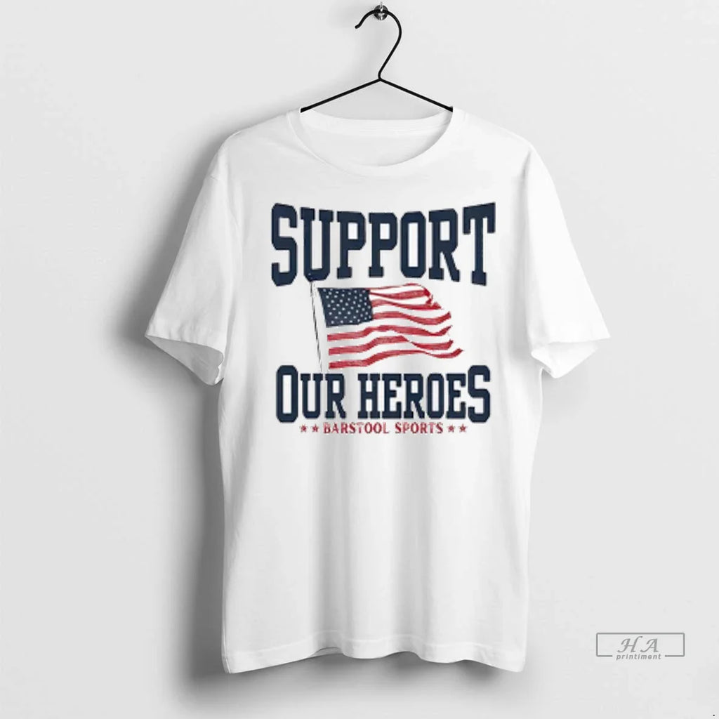 Officials Trendy Tunnel To Towers Foundation Support Our Heroes Barstool Sports Usa Flag Ladies