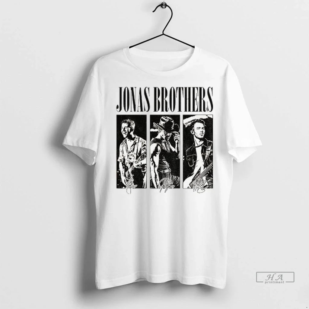 Officials Trendy Vintage Jonas Brothers 90s Boy Band Signature Shirt Sweater