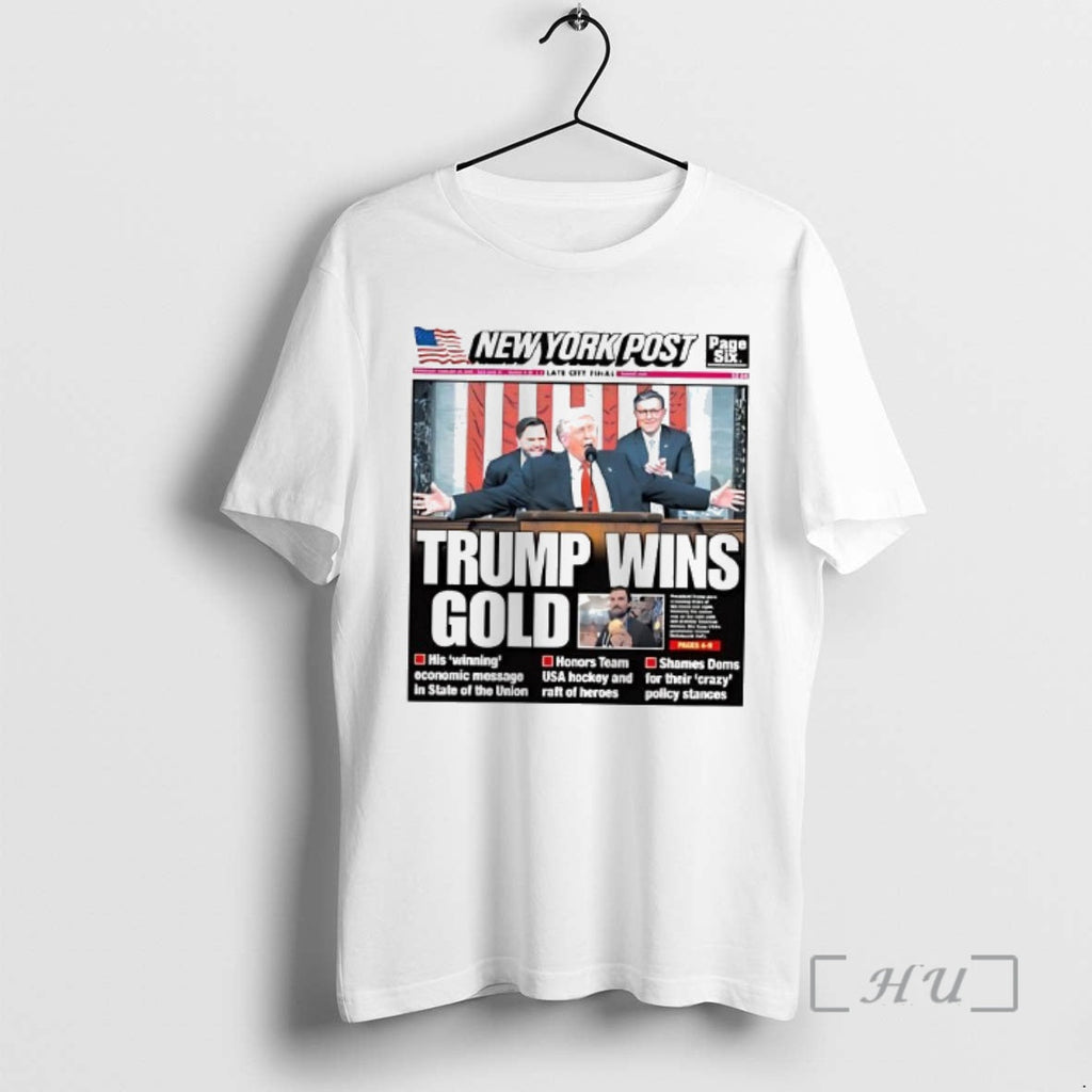 Officials Trump Wins Gold New York Post Cover