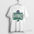 Officials Tulane Green Wave Football American Conference Football Champs 2025 T-Shirts