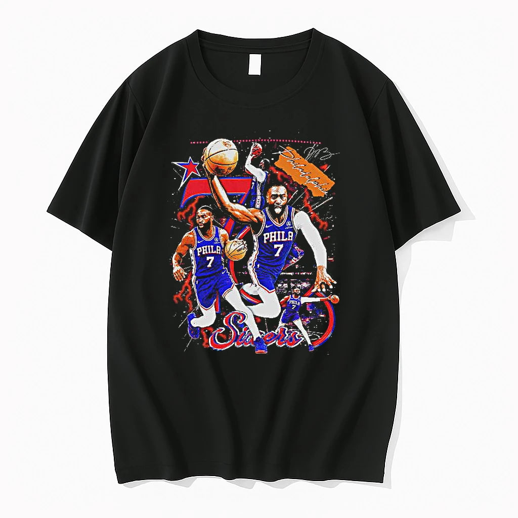 Officials Tyrese Maxey Philadelphia 76ers Nba Philadelphia Sixers Basketball Women Premium T Shirt