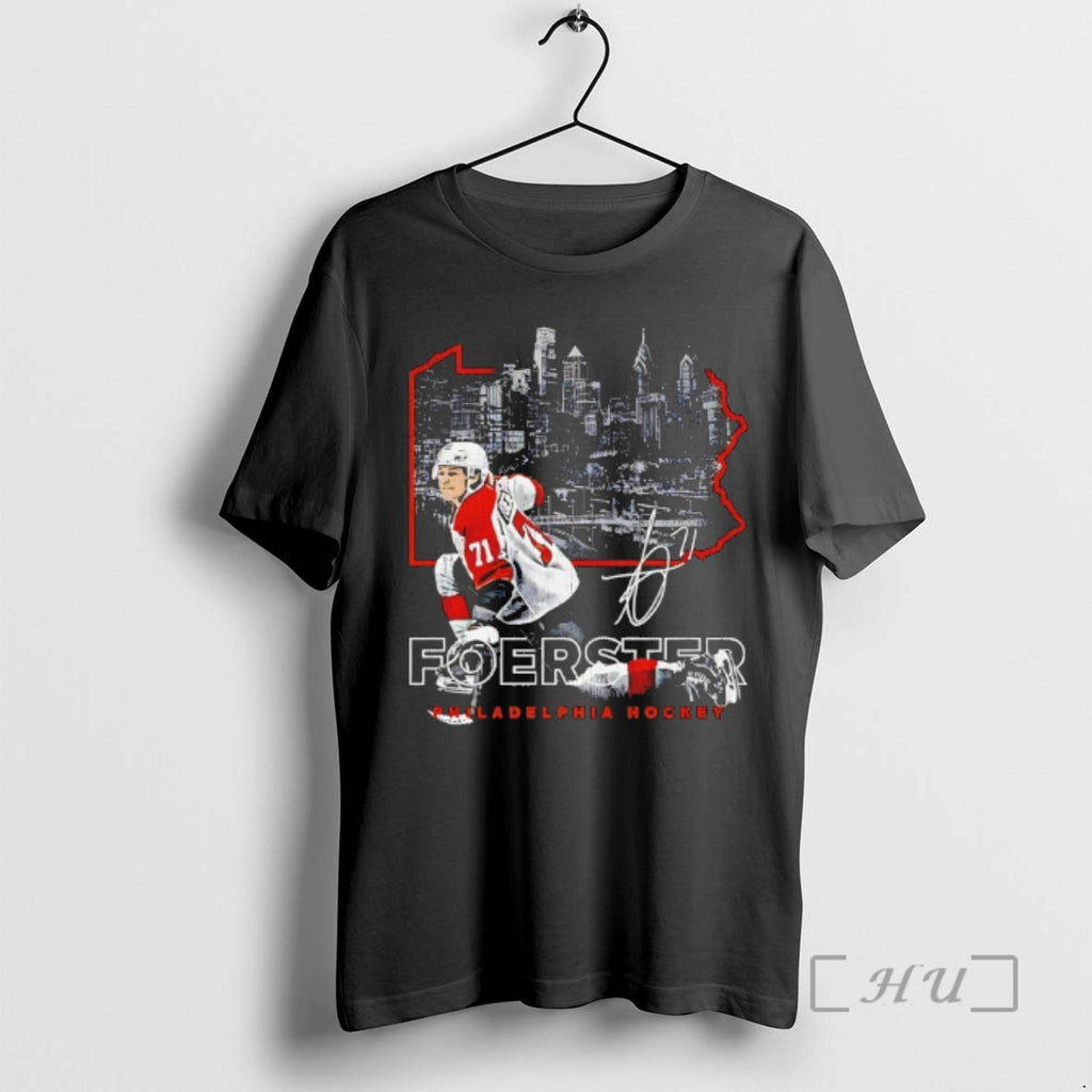 Officials Tyson Foerster Philadelphia Map Skyline Signature