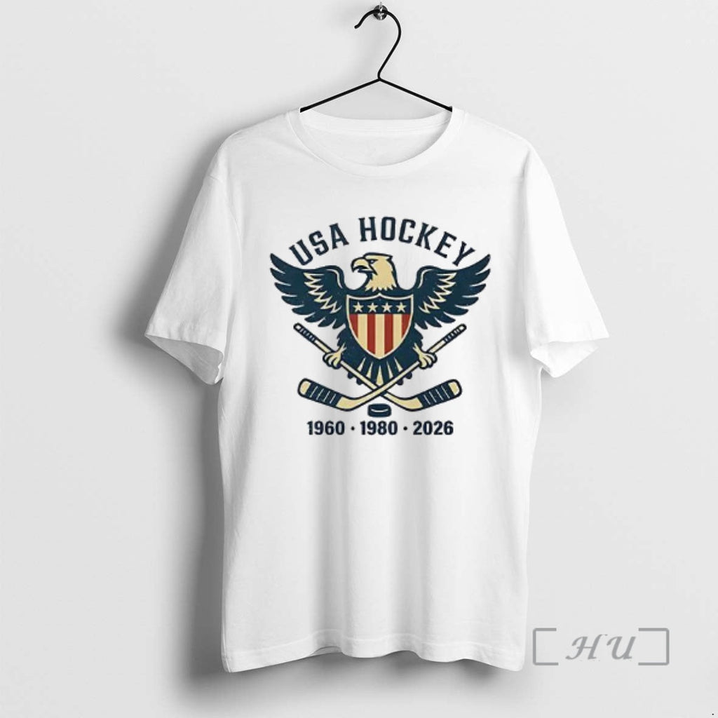 Officials Usa Hockey 1960 1980 2026 Champions Eagle Logo