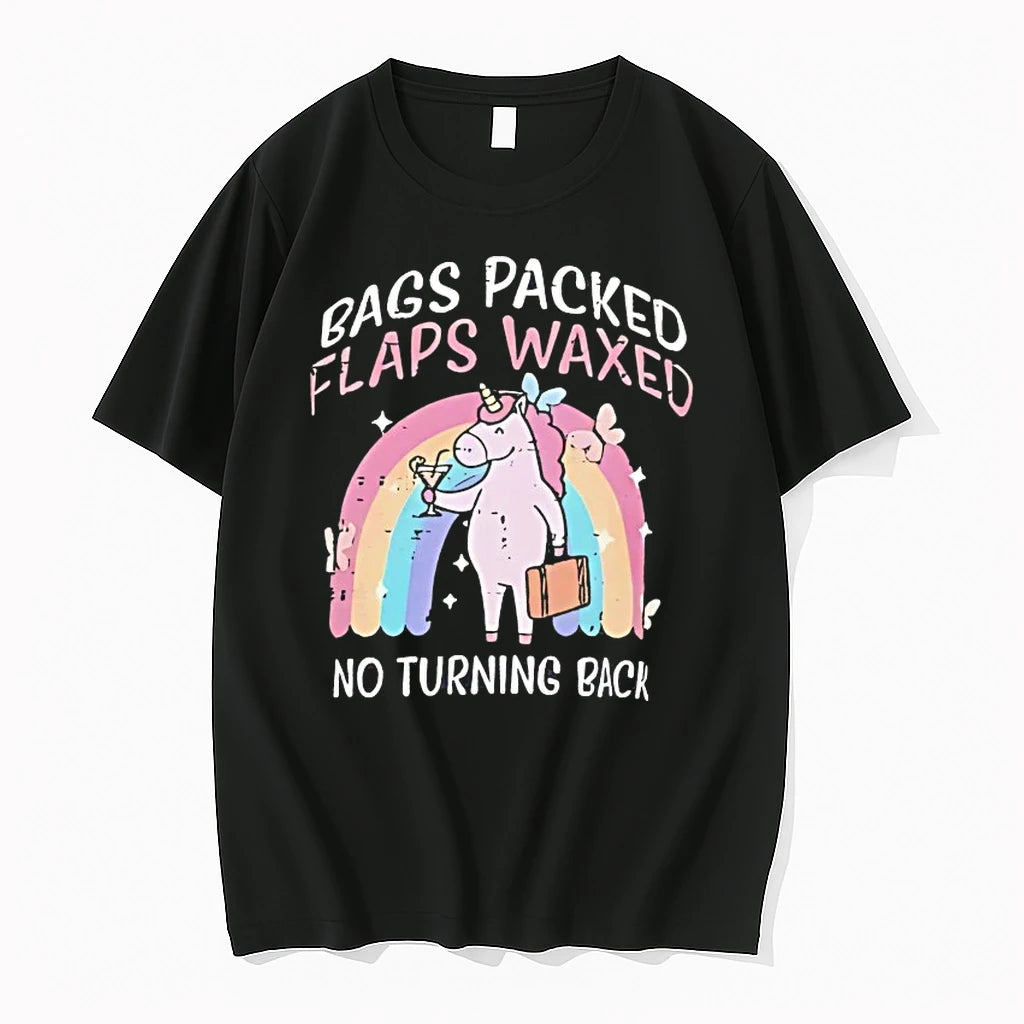 Officials Unicorn Bags Packed Flaps Waxed No Turning Back T Shirt Sweater