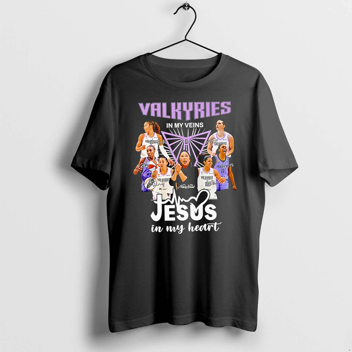 Officials Valkyries In My Veins Jesus In My Heart Golden State Valkyries T Shirt Sweater