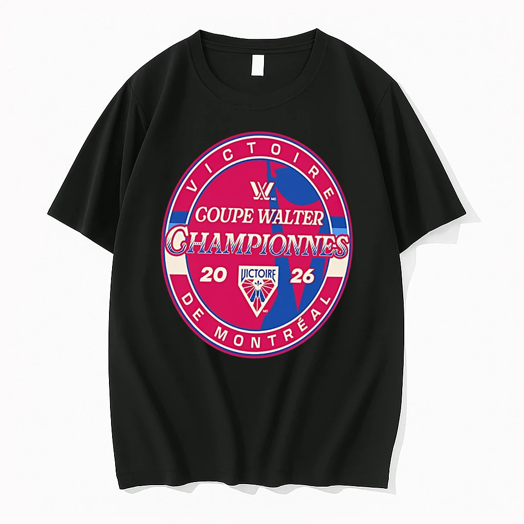 Officials Victoire De Montreal 2026 Couple Walter Champions Logo Tee T Shirt Sweater