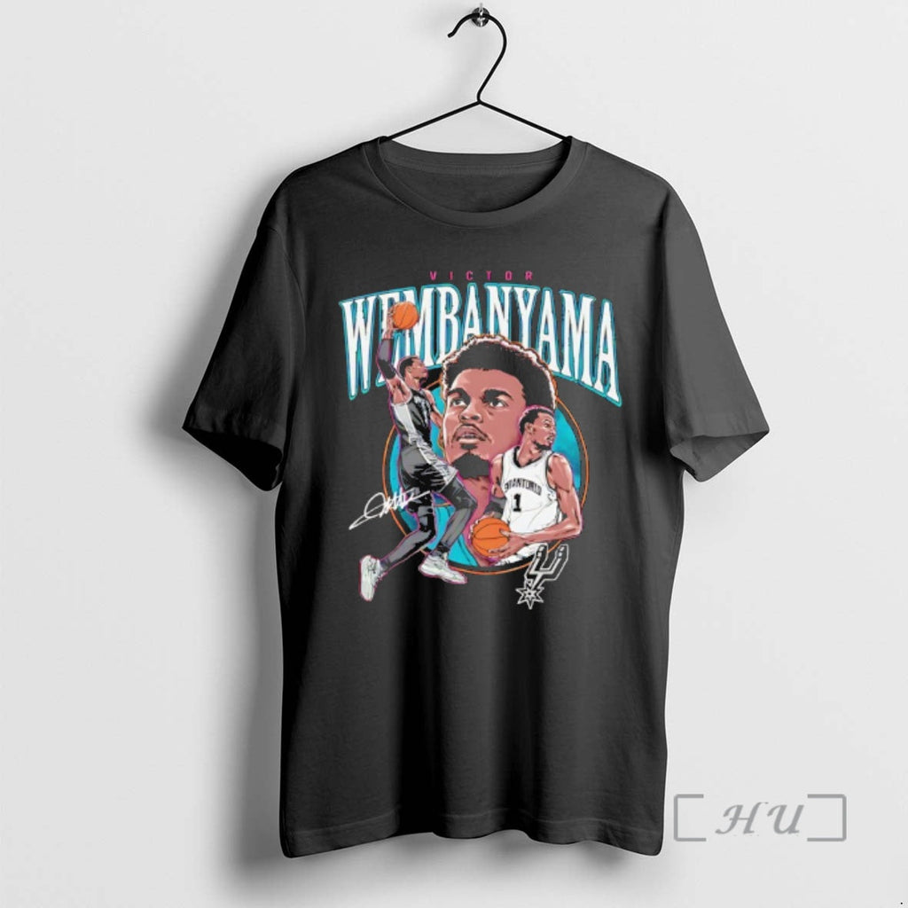 Officials Victor Wembanyama San Antonio Spurs Player Collage Signature