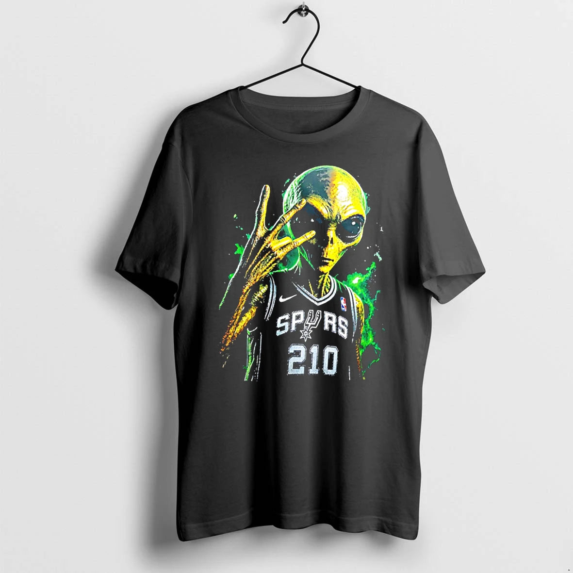 Officials Victor Wembanyama San Antonio Spurs X Alien Graphic Tee T Shirt Sweater