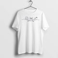 Officials Volleyball Ribbon Referees Whistle Continuous Sketch White Womens Premium T Shirt