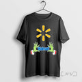 Officials Walmart Logo Grinch Hand Tee Shirt Sweater