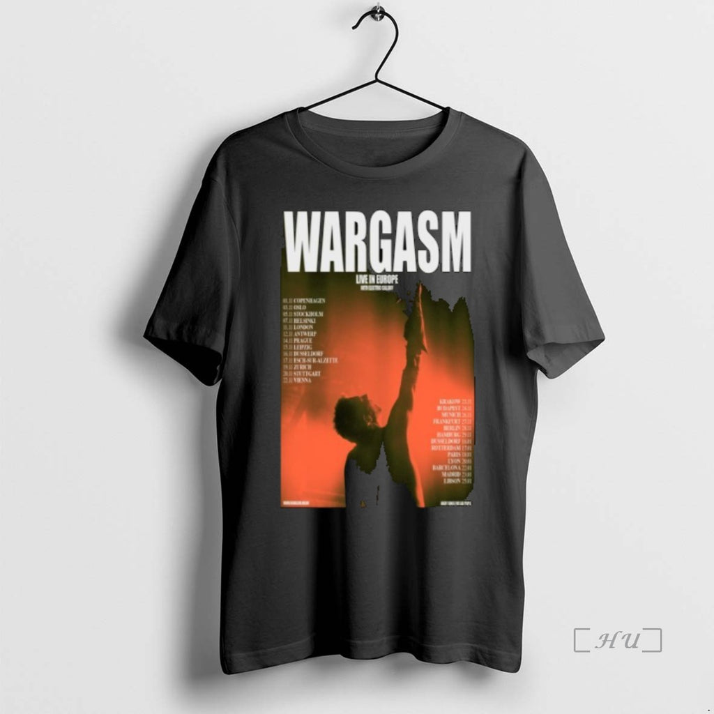 Officials Wargasm Live In Europe 2025 2026 Tour T Shirt Sweater