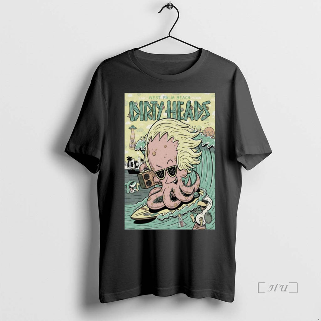 Officials West Palm Beach Dirty Heads The Ithink Financial Amphitheatre Tour 2025 T Shirt Sweater