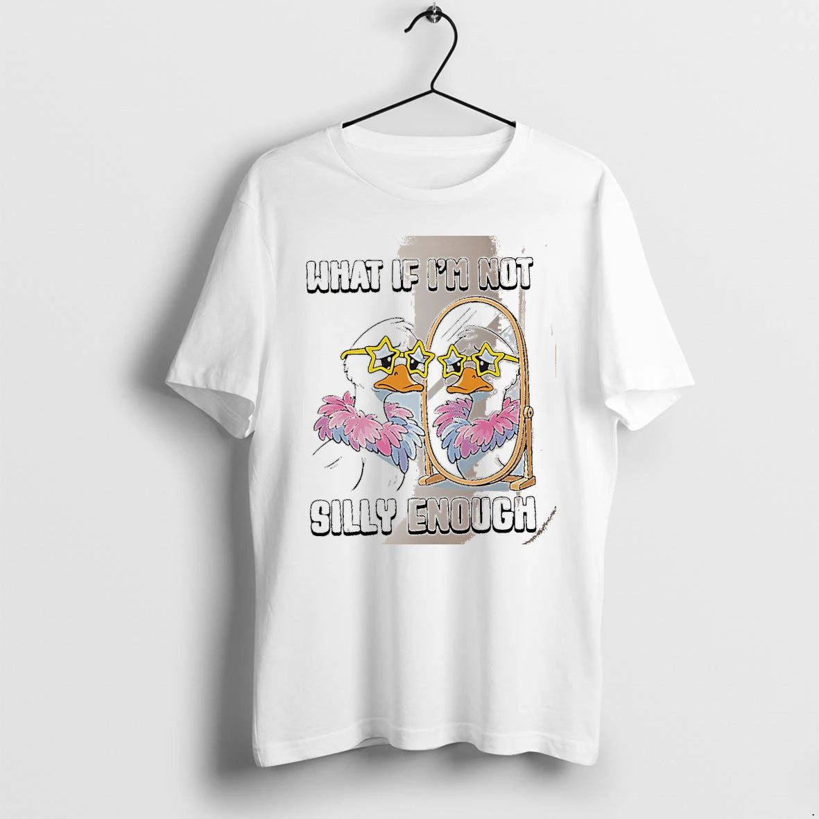 Officials What If Im Not Silly Enough Goose White Premium T Shirt