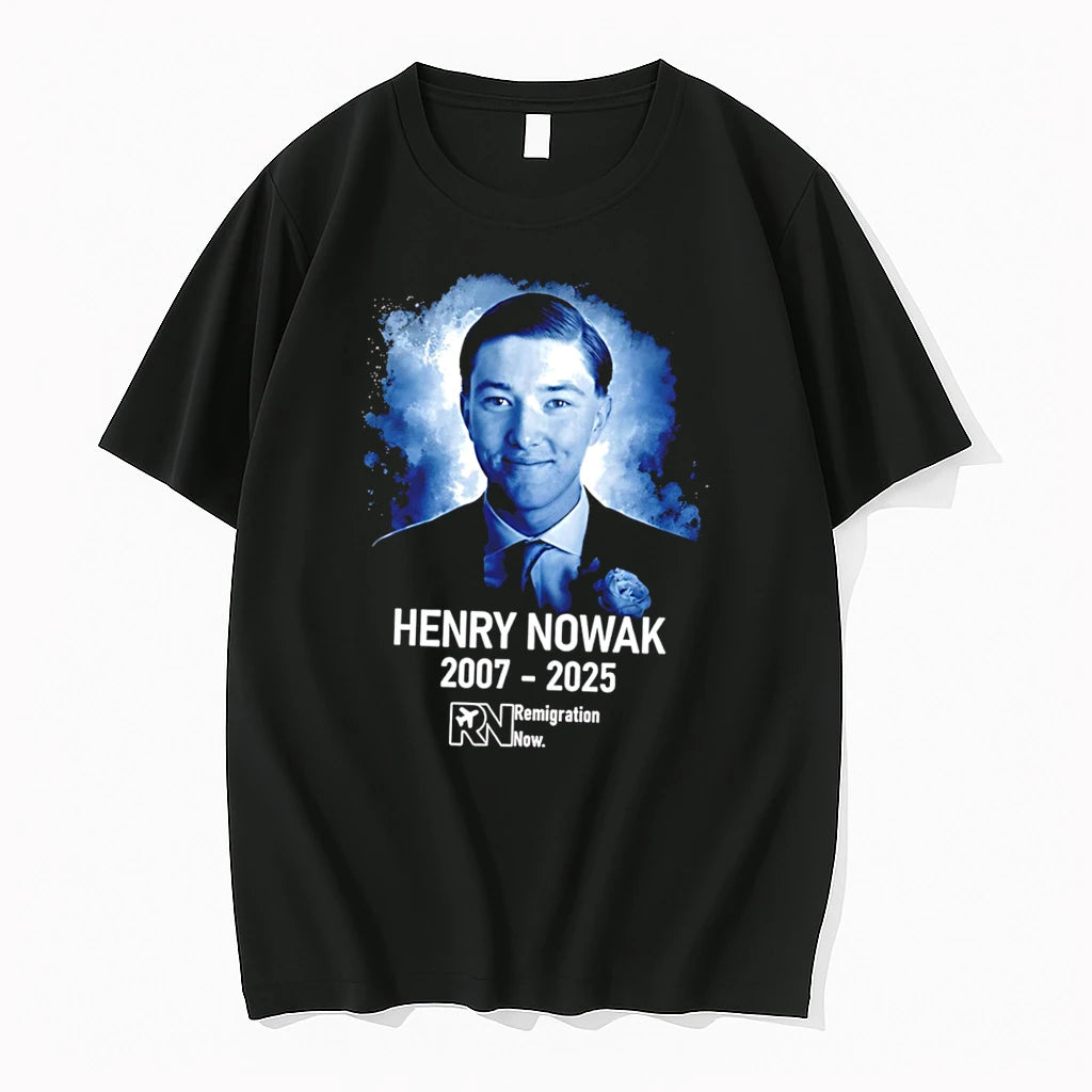 Officials White Lives Matter Henry Nowak 2007 2025 Remigration Now Tee T Shirt Sweater