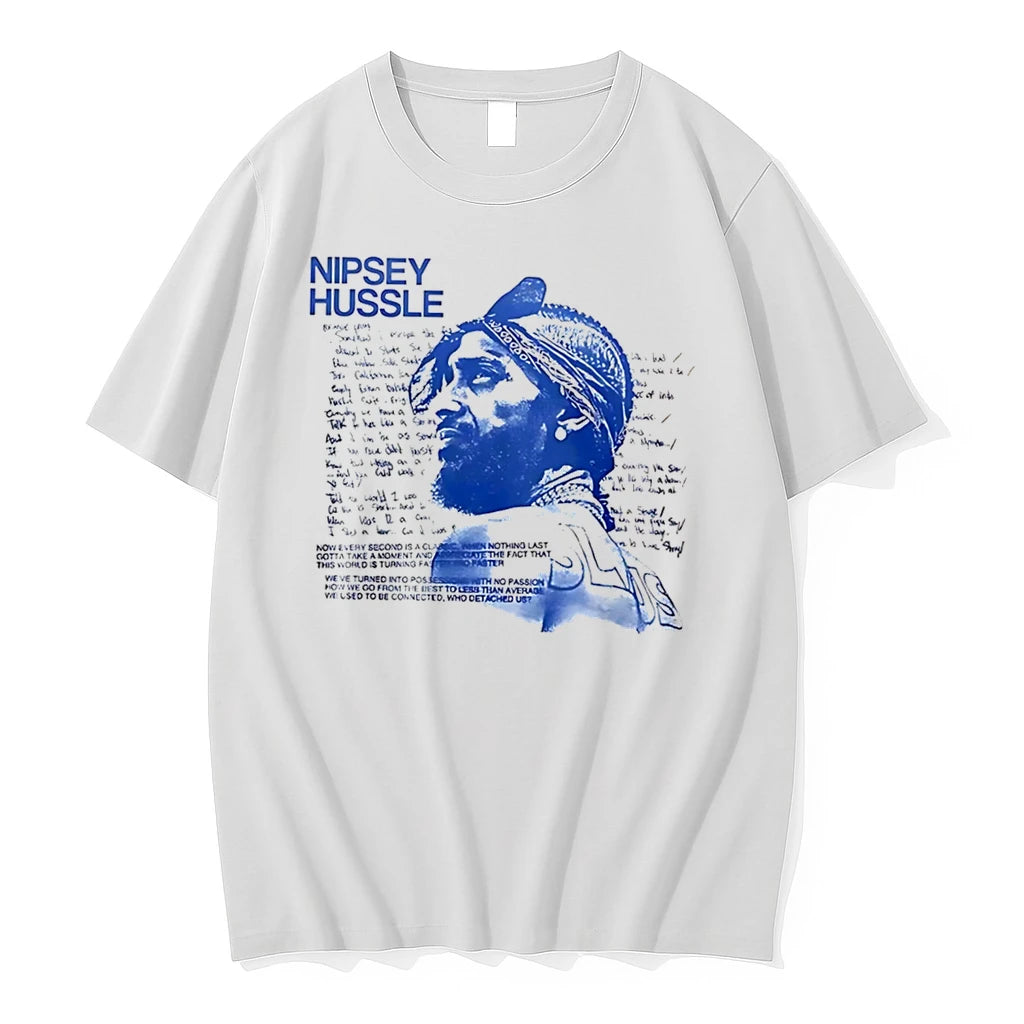 Officials White Nipsey Hussle Prolific Graphic Tee Premium T Shirt