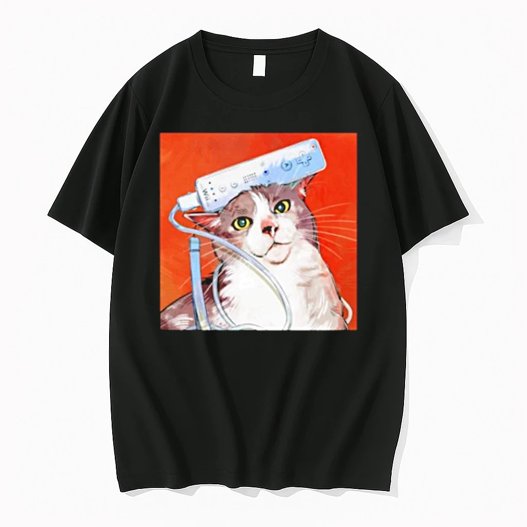 Officials Wii Remote Cat Gamer Series T Shirt Sweater