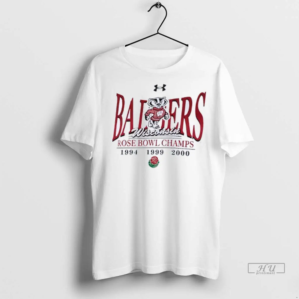 Officials Wisconsin Badgers Rose Bowl Champs T Shirts