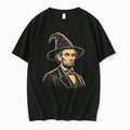Officials Wizard Abraham Lincoln Graphic Tee T Shirt Sweater